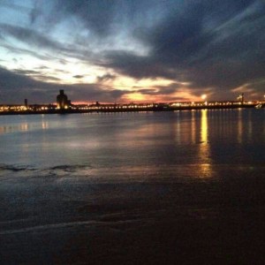 liverpool sunset
